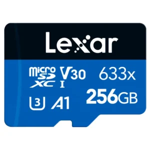 Tarjeta de Memoria microSDXC Lexar High-Performance 633x 256GB, UHS-I, U1, V30, A1, Clase 10