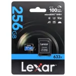 Tarjeta de Memoria microSDXC Lexar High-Performance 633x 256GB, UHS-I, U1, V30, A1, Clase 10