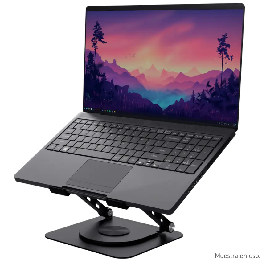 Soporte Trust Zeff, Admite Notebooks de Hasta 16", Negro