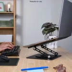 Soporte Trust Zeff, Admite Notebooks de Hasta 16", Negro