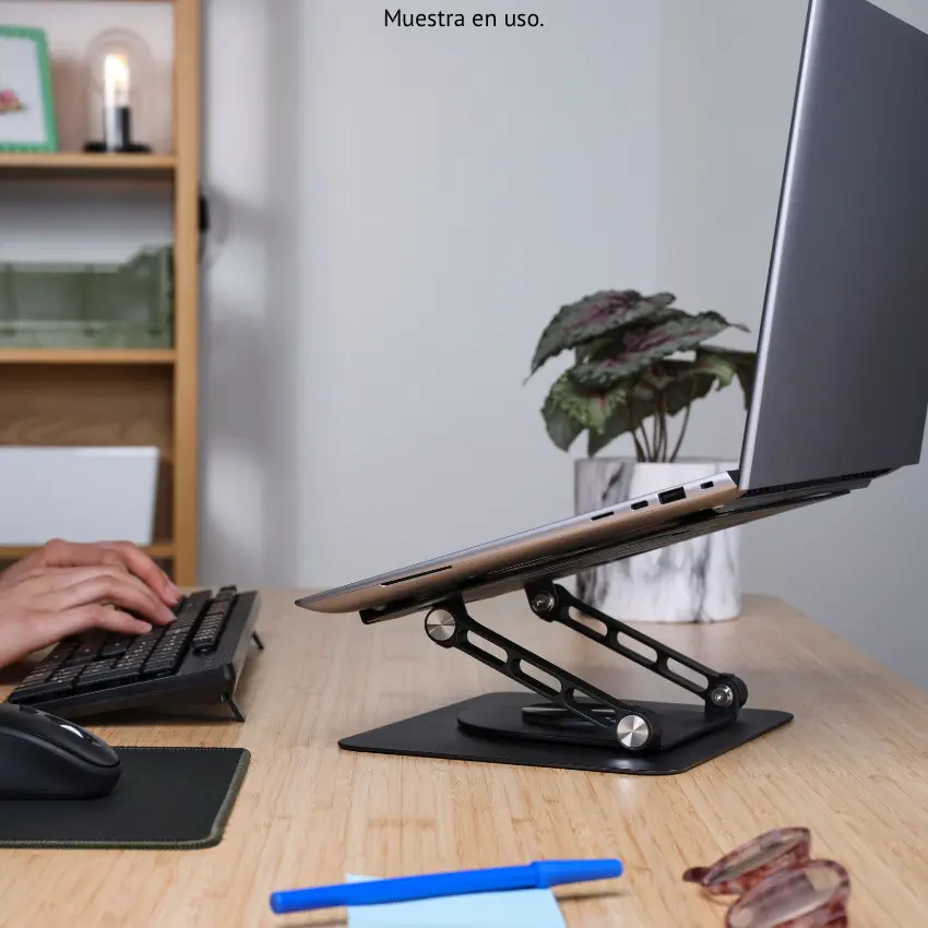 Soporte Trust Zeff, Admite Notebooks de Hasta 16", Negro