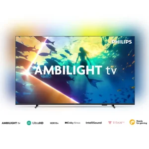 Smart TV Philips 4K Ambilight, 50", 3840×2160, Ultra HD, HDR10+, HDMI, Titan OS