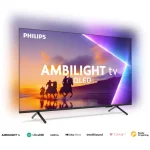 Smart TV Philips QLED 4K Ambilight, 50", 3840×2160, Ultra HD, HDR10+, HDMI, Titan OS