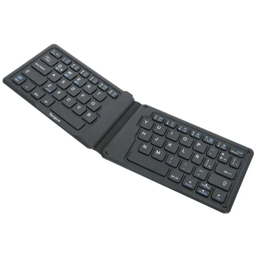 Teclado Inalámbrico Plegable Targus, Ergonómico, Antimicrobiano