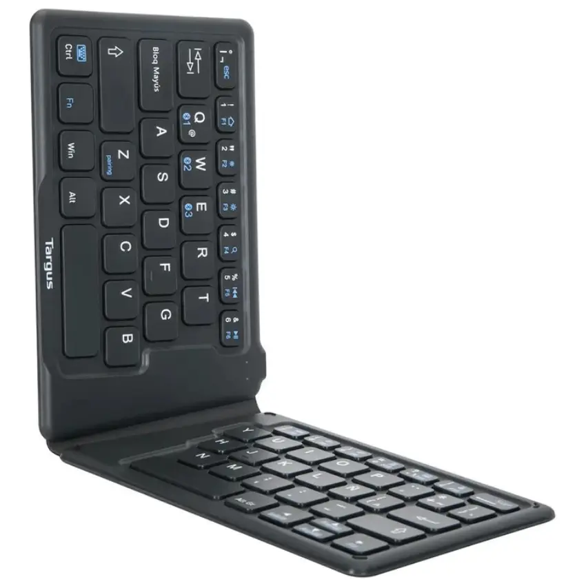 Teclado Inalámbrico Plegable Targus, Ergonómico, Antimicrobiano