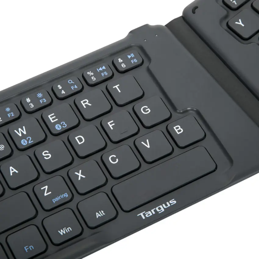 Teclado Inalámbrico Plegable Targus, Ergonómico, Antimicrobiano
