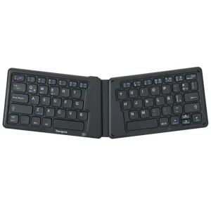 Teclado Inalámbrico Plegable Targus, Ergonómico, Antimicrobiano