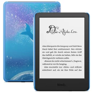 Tablet Amazon Kindle Kids Gen 11, E-Reader, Pantalla 6", Almacenamiento 16GB, Versión 2024, Funda Space Whale