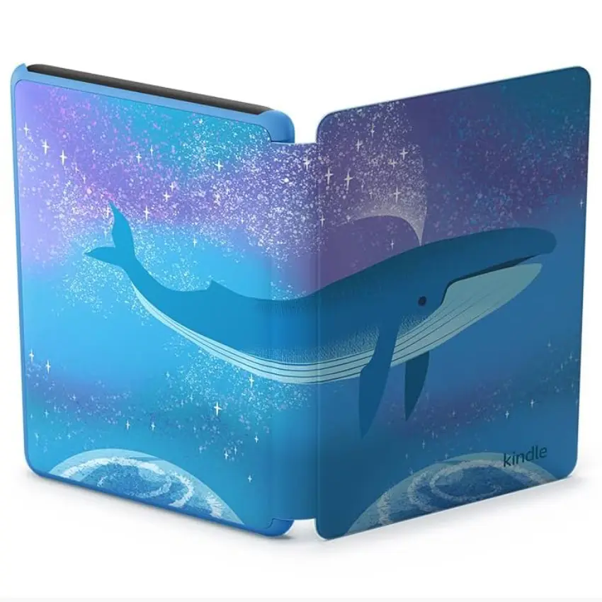 Tablet Amazon Kindle Kids Gen 11, E-Reader, Pantalla 6", Almacenamiento 16GB, Versión 2024, Funda Space Whale