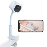 Cámara de Seguridad Wi-Fi EZVIZ BM1, 1080p, 2 MP, Visión nocturna, Alimentada por batería, Interior, Aqua Bear, Celeste