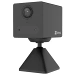 Cámara de Seguridad Wi-Fi EZVIZ CB2, 1080p, 2 MP, Visión nocturna, Alimentada por batería, Interior, Negro