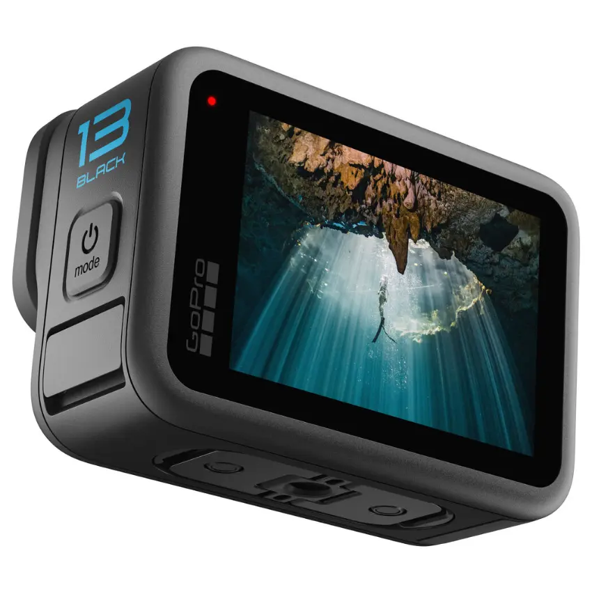 Cámara GoPro HERO13 Black Extended Power Bundle, Cargador Doble on 2 Baterías Enduro, Tarjeta SanDisk MicroSD de 64 GB, Estuche