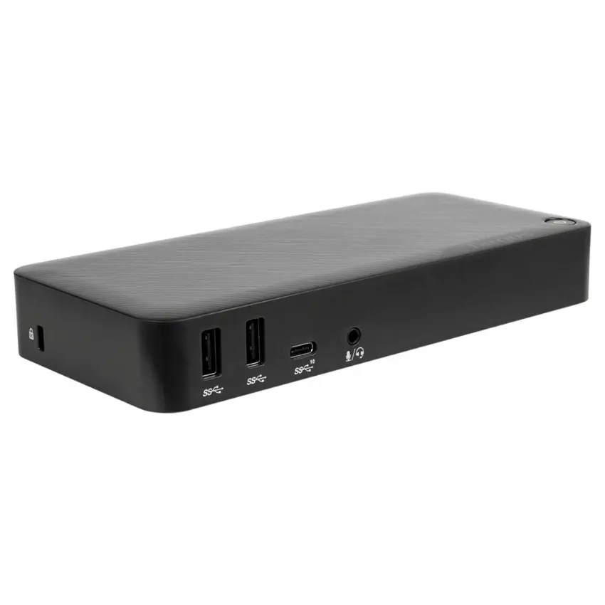 Hub Targus DOCK430USZ, USB-C, 4 Puertos USB 3.2 Gen 1, RJ-45, HDMI 2.0, 2 DisplayPort 1.4, 85W Power Delivery, Docking Station