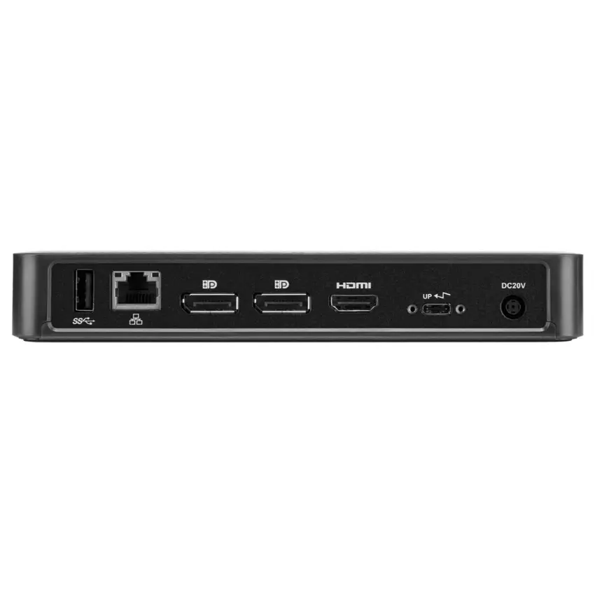 Hub Targus DOCK430USZ, USB-C, 4 Puertos USB 3.2 Gen 1, RJ-45, HDMI 2.0, 2 DisplayPort 1.4, 85W Power Delivery, Docking Station