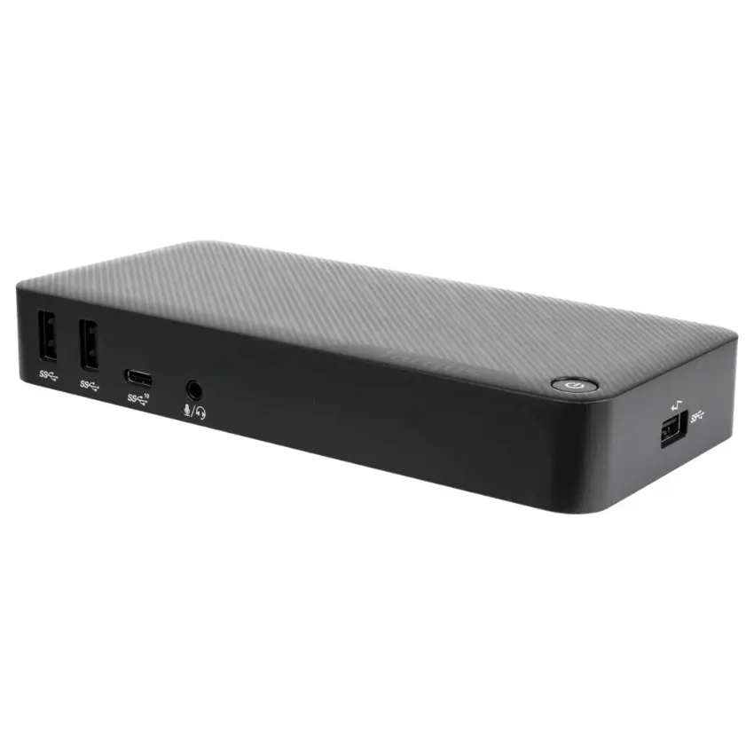 Hub Targus DOCK430USZ, USB-C, 4 Puertos USB 3.2 Gen 1, RJ-45, HDMI 2.0, 2 DisplayPort 1.4, 85W Power Delivery, Docking Station