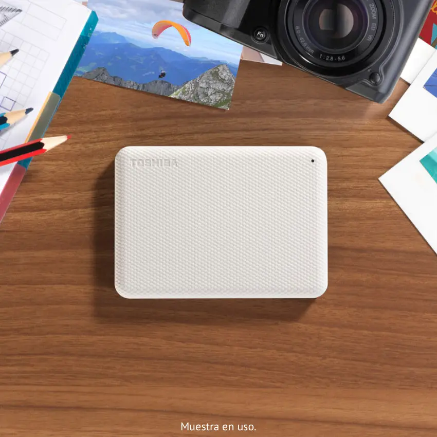 Disco Externo Toshiba Canvio Advance 4TB, USB 3.0, Blanco