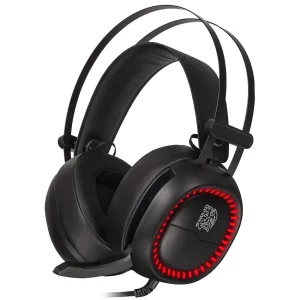 Auriculares TT eSports HT Shock Pro RGB 7.1, Gamer, Mini Plug 3.5mm, Negro