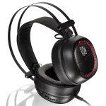 Auriculares TT eSports HT Shock Pro RGB 7.1, Gamer, Mini Plug 3.5mm, Negro