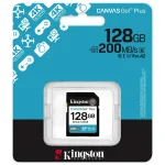 Tarjeta de Memoria SDXC Kingston Canvas Go! Plus 128GB, UHS-I, U3, V30, Clase 10