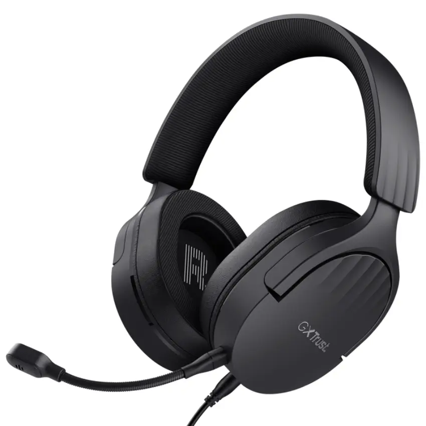 Auriculares Trust GXT 489 Fayzo, Gamer, Mini Plug 3.5mm, Negro