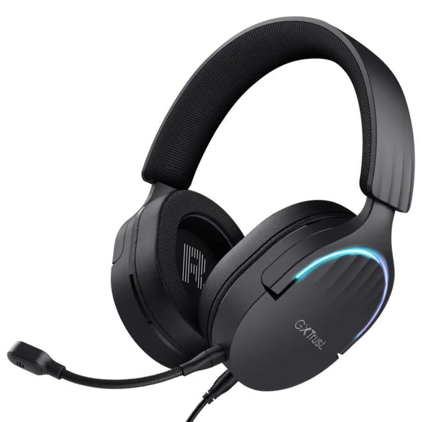 Auriculares Trust GXT 490 Fayzo, Gamer, USB, Negro