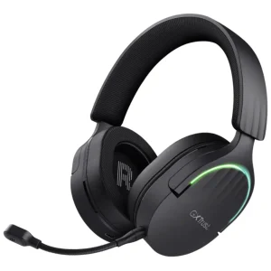 Auriculares Inalámbricos Trust GXT 491 Fayzo, Gamer, RGB, Bluetooth, Negro