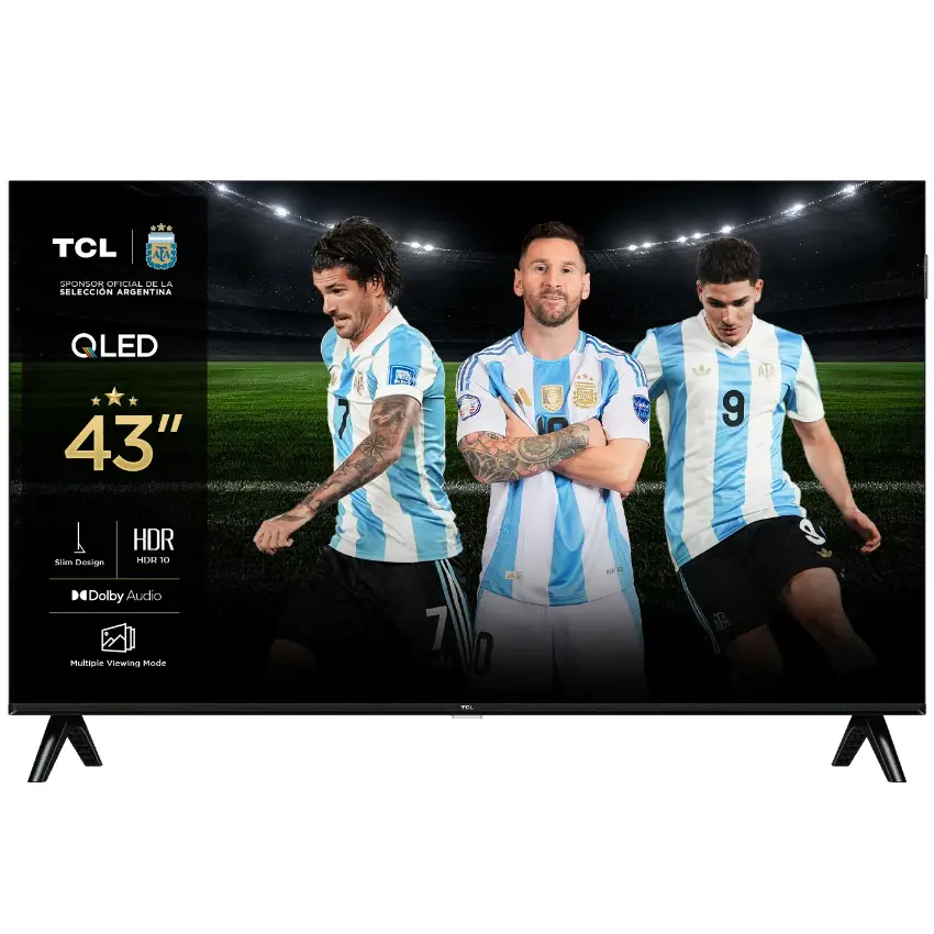 Smart TV TCL 43S5K, 43", 1920×1080, FHD, QLED, HDR10, HDMI, Google TV Smart TV TCL 43S5K, 43", 1920×1080, FHD, QLED, HDR10, HDMI, Google TV