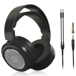 Auriculares de Monitoreo Abiertos Behringer ALPHA, Estilo Retro (Negro/Plateado)