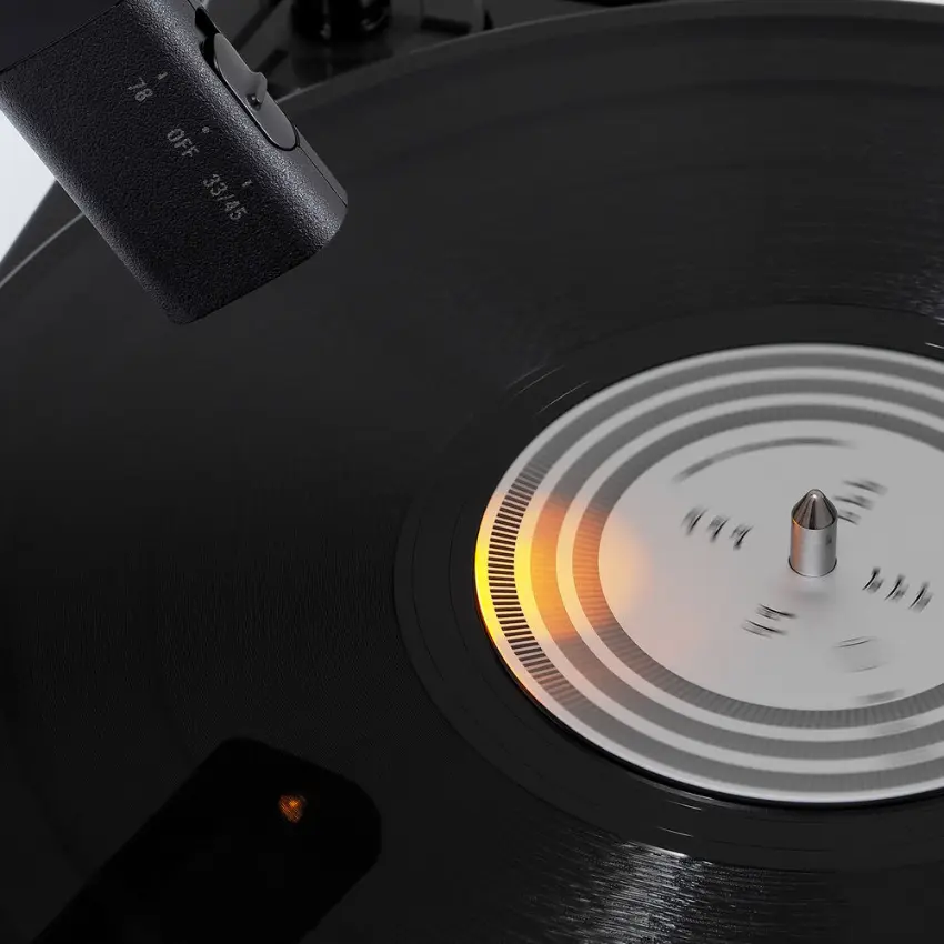 Disco Estroboscópico Audio-Technica AT6181DL, Incluye Luz Estroboscópica de Cuarzo