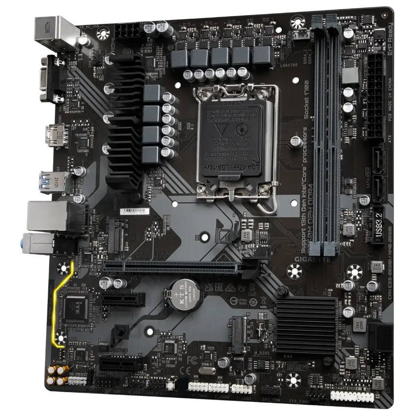 Motherboard Gigabyte B760M D2H DDR4, Socket 1700 Motherboard Gigabyte B760M D2H DDR4, Socket 1700