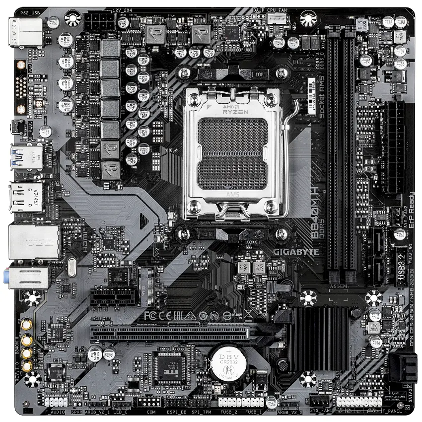 Motherboard Gigabyte B840M H, Socket AM5 Motherboard Gigabyte B840M H, Socket AM5