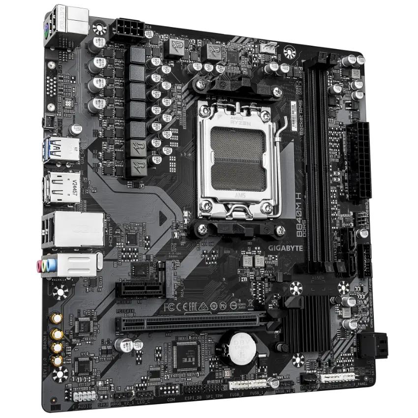Motherboard Gigabyte B840M H, Socket AM5 Motherboard Gigabyte B840M H, Socket AM5