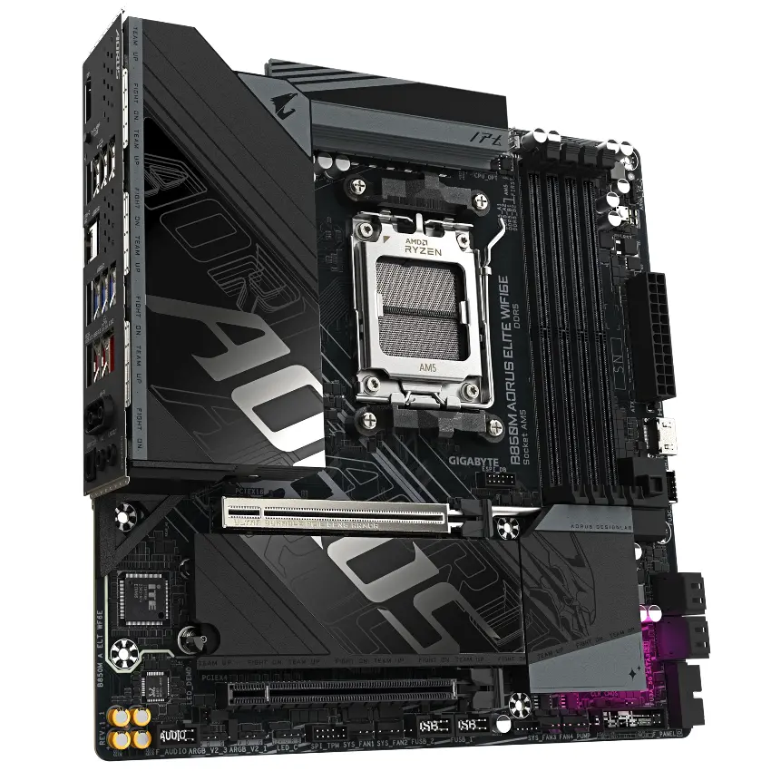 Motherboard Gigabyte B850M AORUS ELITE WIFI6E, Socket AM5 Motherboard Gigabyte B850M AORUS ELITE WIFI6E, Socket AM5