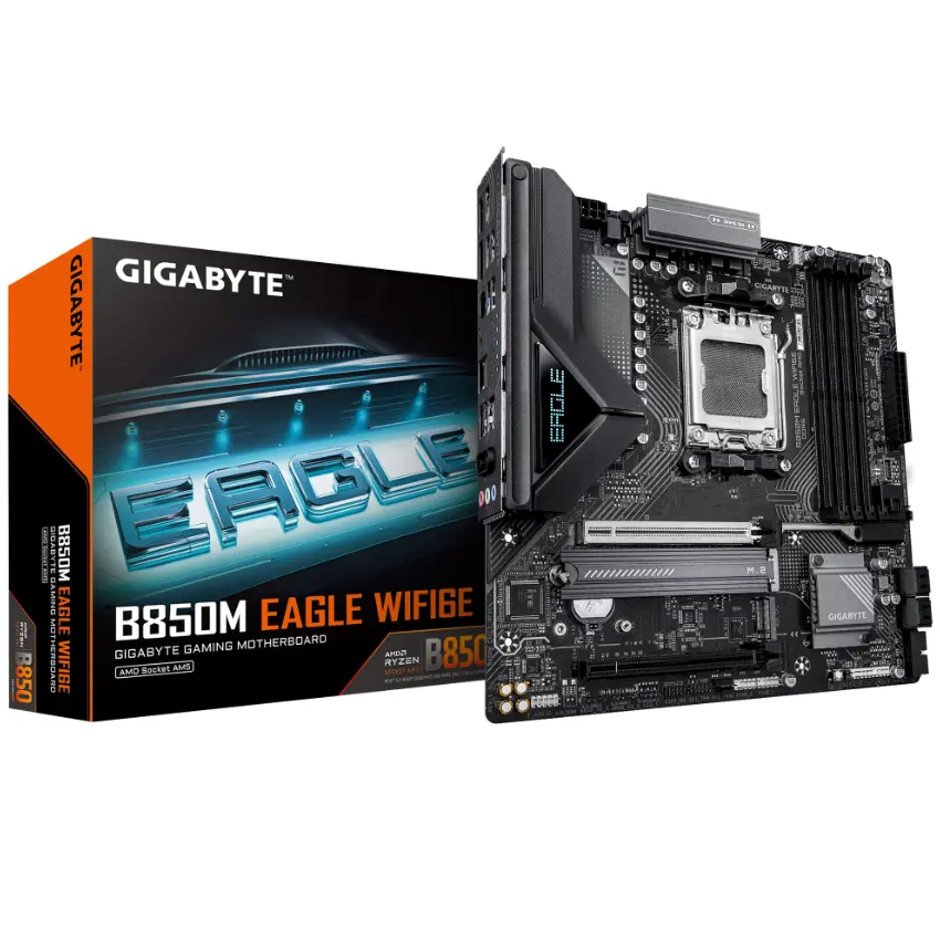 Motherboard Gigabyte B850M EAGLE WIFI6E, Socket AM5 Motherboard Gigabyte B850M EAGLE WIFI6E, Socket AM5