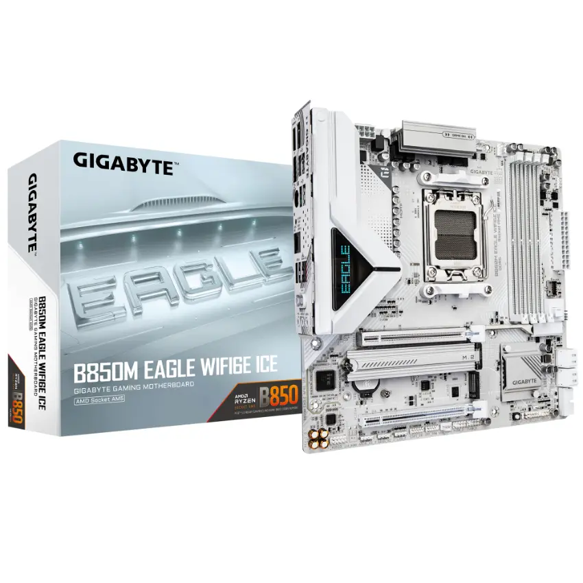 Motherboard Gigabyte B850M EAGLE WIFI6E ICE, Socket AM5