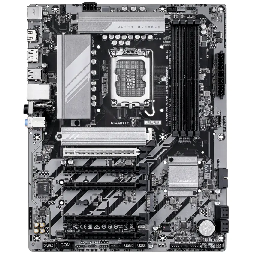 Motherboard Gigabyte B860 DS3H WIFI6E, Socket 1851 Motherboard Gigabyte B860 DS3H WIFI6E, Socket 1851