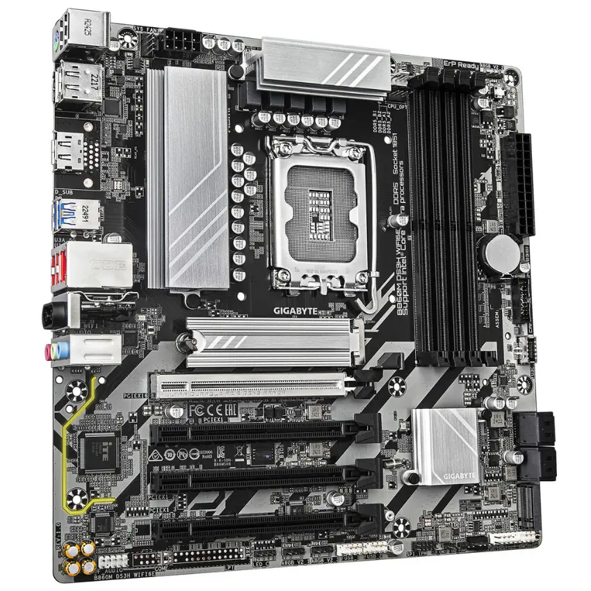 Motherboard Gigabyte B860M DS3H WIFI6E, Socket 1851 Motherboard Gigabyte B860M DS3H WIFI6E, Socket 1851