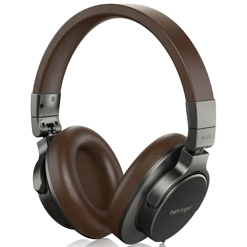 Auriculares de Monitoreo Cerrados Behringer BH470 (Marrón/Plateado)
