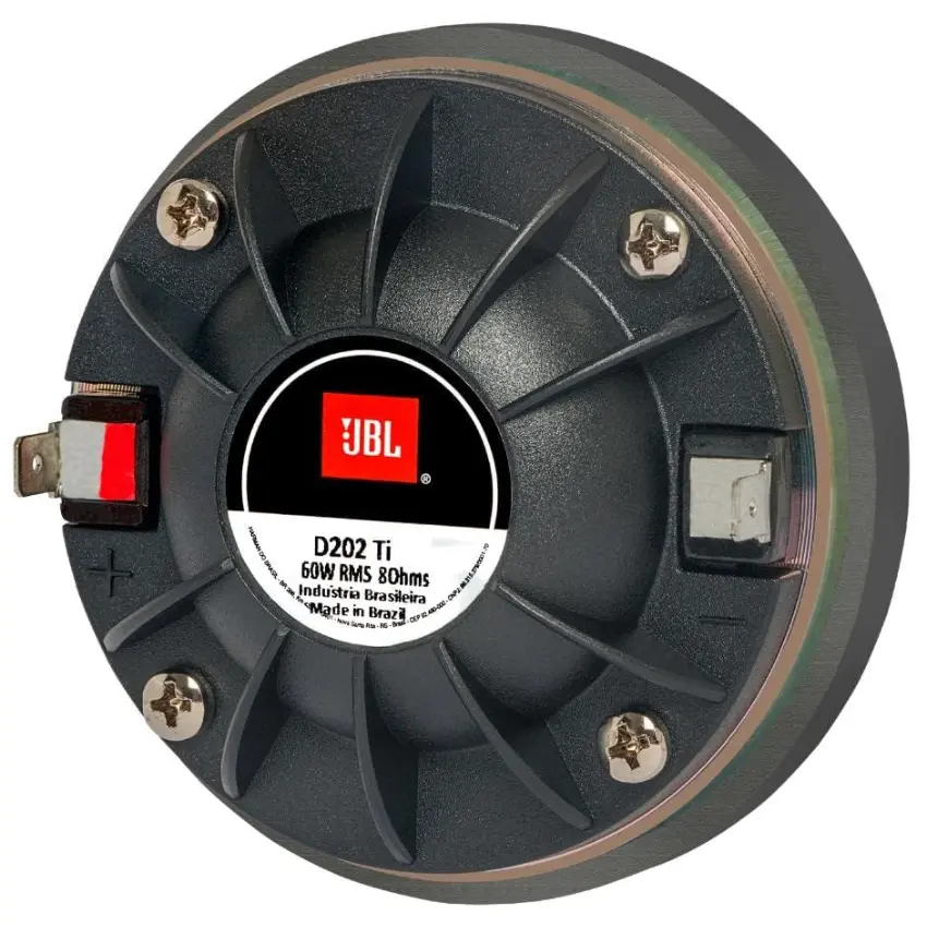 Driver de Compresión JBL Selenium D202Ti de 1", 60 W, 106 dB, 8 ohms, Screw-On