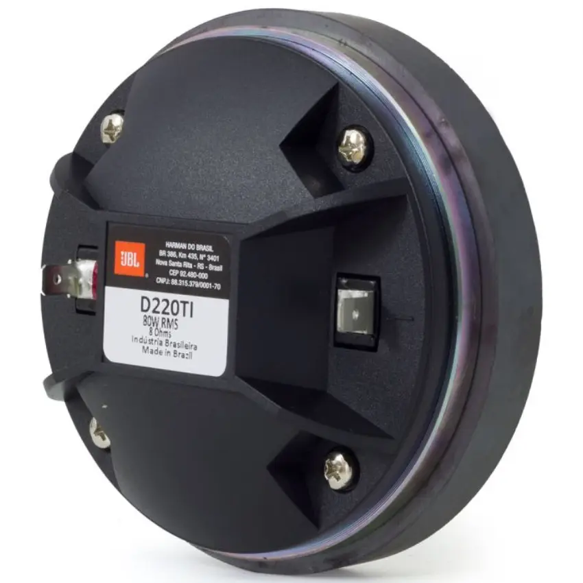 Driver de Compresión JBL Selenium D220Ti de 1", 80 W, 109 dB, 8 ohms, Screw-On