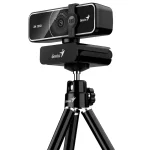Cámara Web Genius FaceCam 3000AF, USB-A y USB-C, Incluye Trípode
