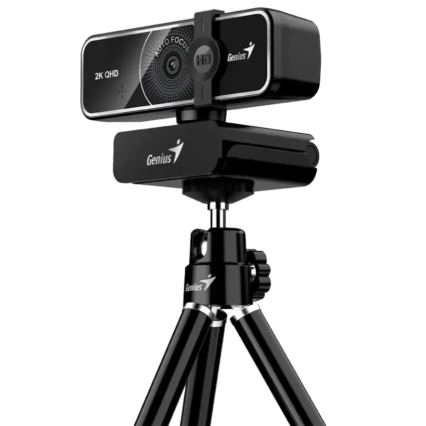 Cámara Web Genius FaceCam 3000AF, USB-A y USB-C, Incluye Trípode Cámara Web Genius FaceCam 3000AF, USB-A y USB-C, Incluye Trípode