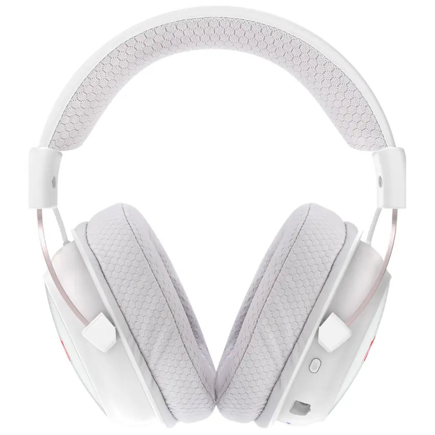 Auriculares Inalámbricos Redragon Zeus Pro H510, Gamer, RGB, Bluetooth, Blanco