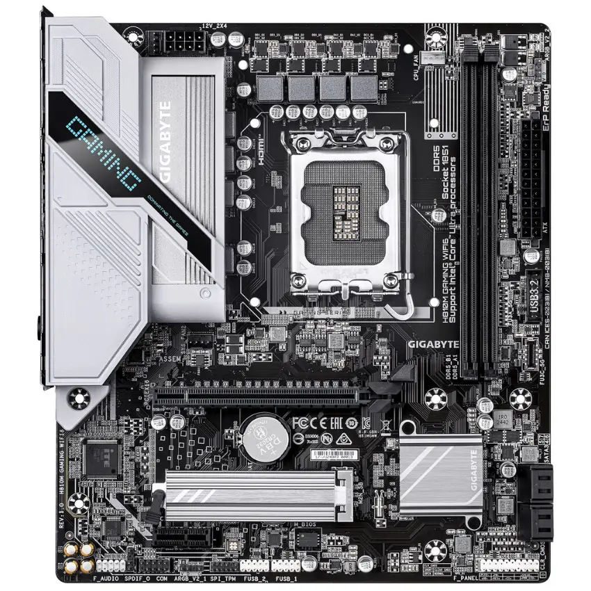 Motherboard Gigabyte H810M GAMING WIFI6, Socket 1851 Motherboard Gigabyte H810M GAMING WIFI6, Socket 1851