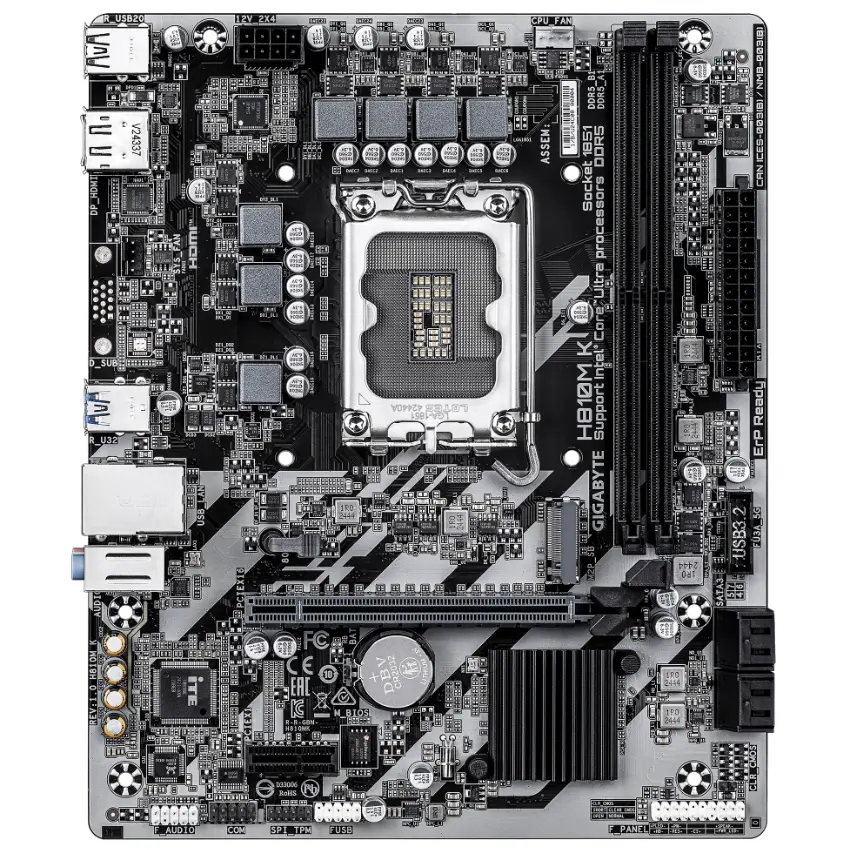 Motherboard Gigabyte H810M K, Socket 1851 Motherboard Gigabyte H810M K, Socket 1851