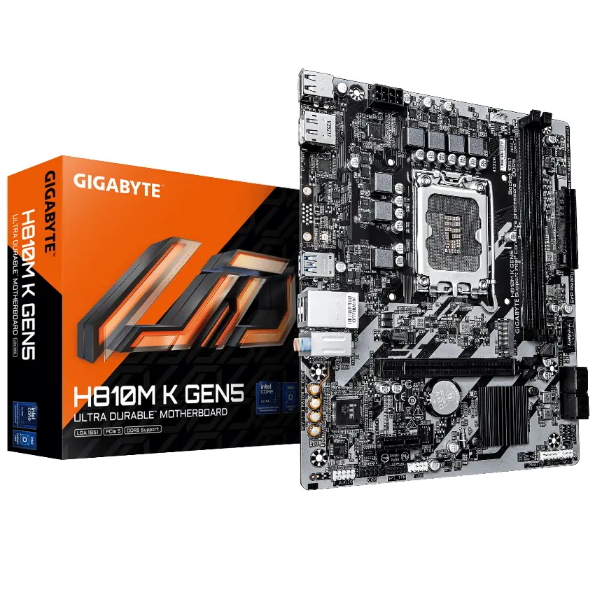 Motherboard Gigabyte H810M K GEN5, Socket 1851 Motherboard Gigabyte H810M K GEN5, Socket 1851