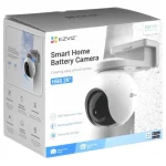 Cámara de Seguridad Wi-Fi EZVIZ HB8, 4 MP, Pan / Tilt, Visión nocturna, Alimentada por batería, Exterior