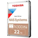 Disco Interno Toshiba N300 Pro 22TB SATA3 7200rpm 512MB Cache 3.5"