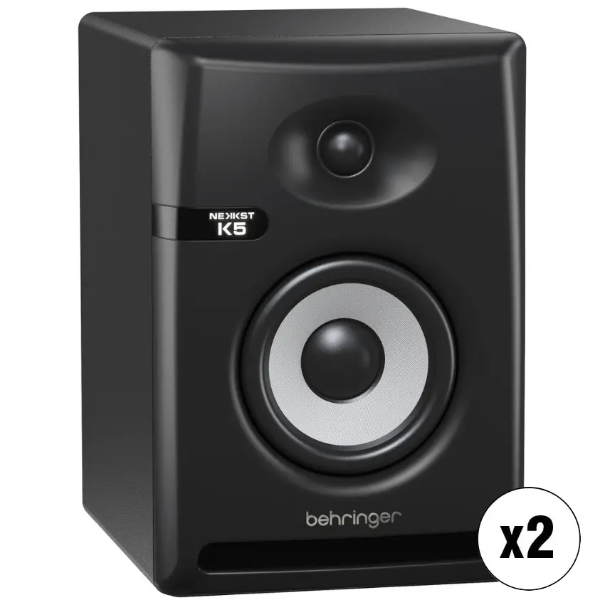 Kit de Monitores de Estudio Biamplificados Behringer NEKKST K5 (Par)