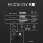 Monitor de Estudio Biamplificado Behringer NEKKST K8